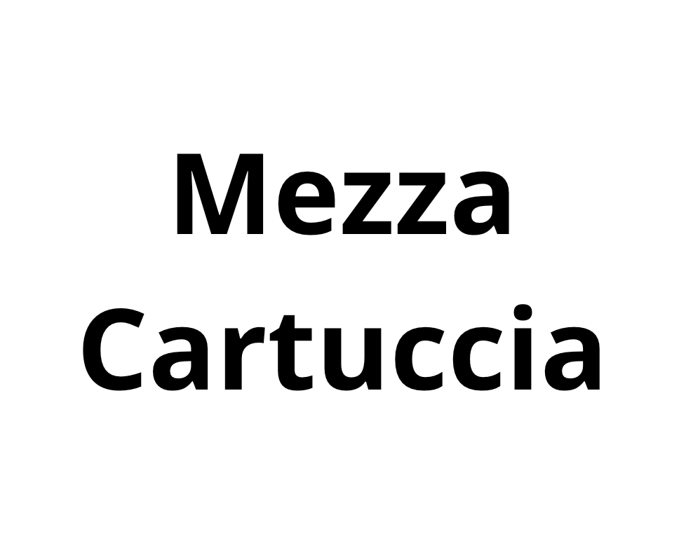 mezzacartuccia significato